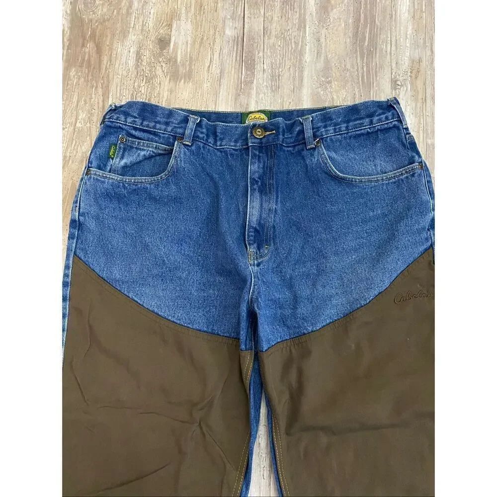 Cabela's Jeans Brush Guard Roughneck Outdoor Hunting Men's Size 40x30 - Picture 2 of 8